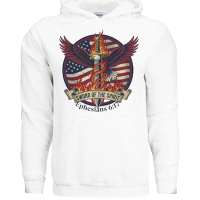 Armor of God Sword of the Spirit Hoodie - Faith - Based Streetwear - America First