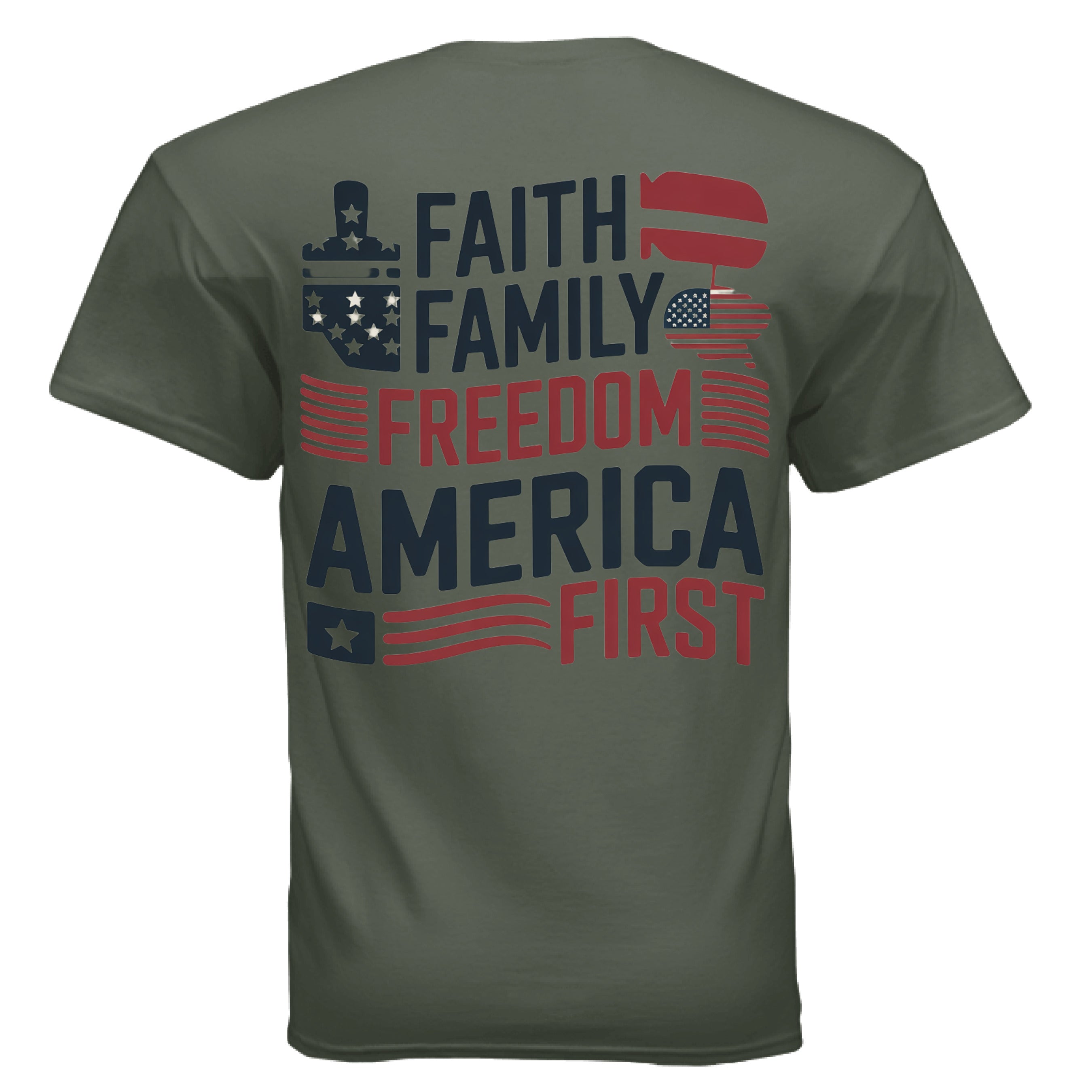 MILITARY GREEN - BACK