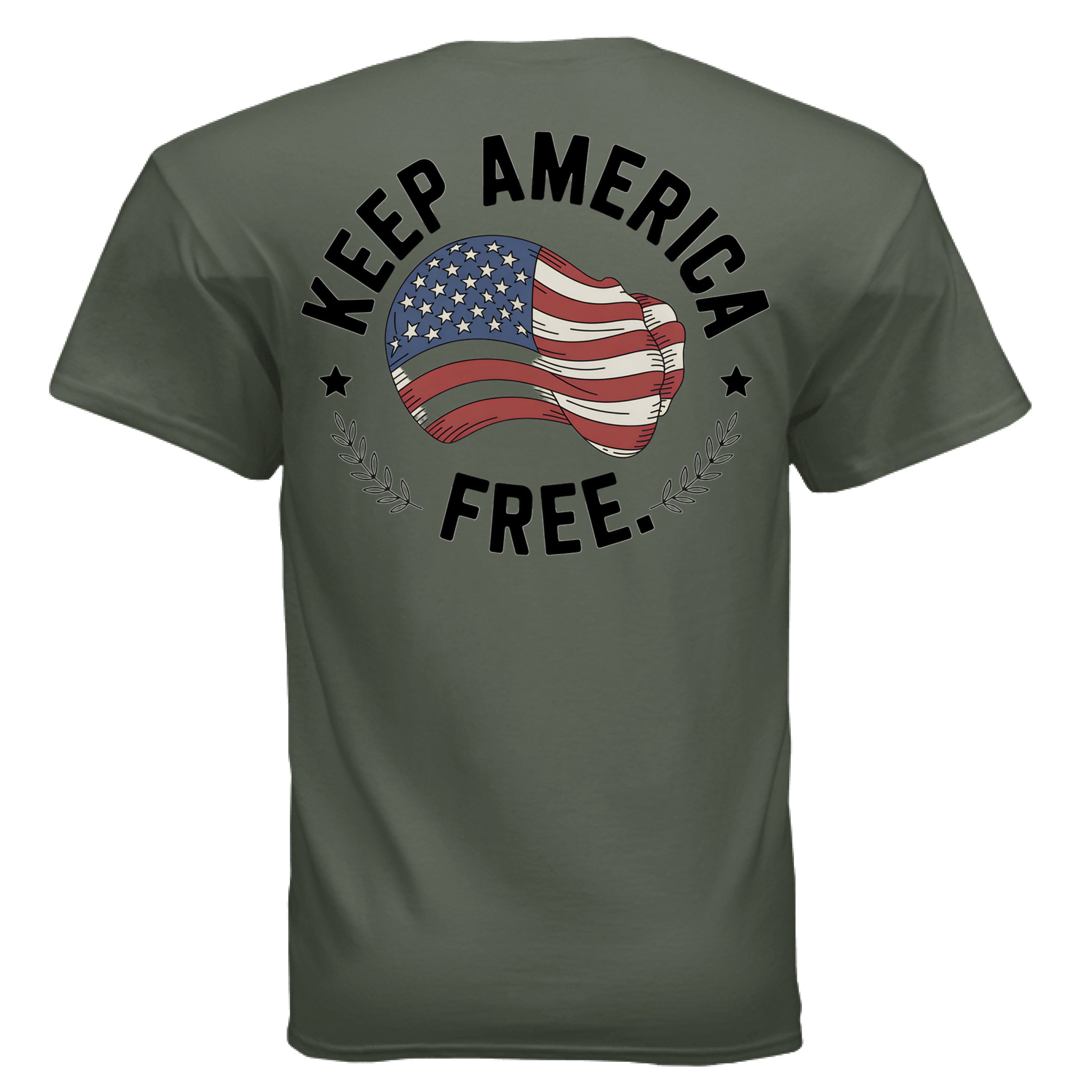 MILITARY GREEN - BACK