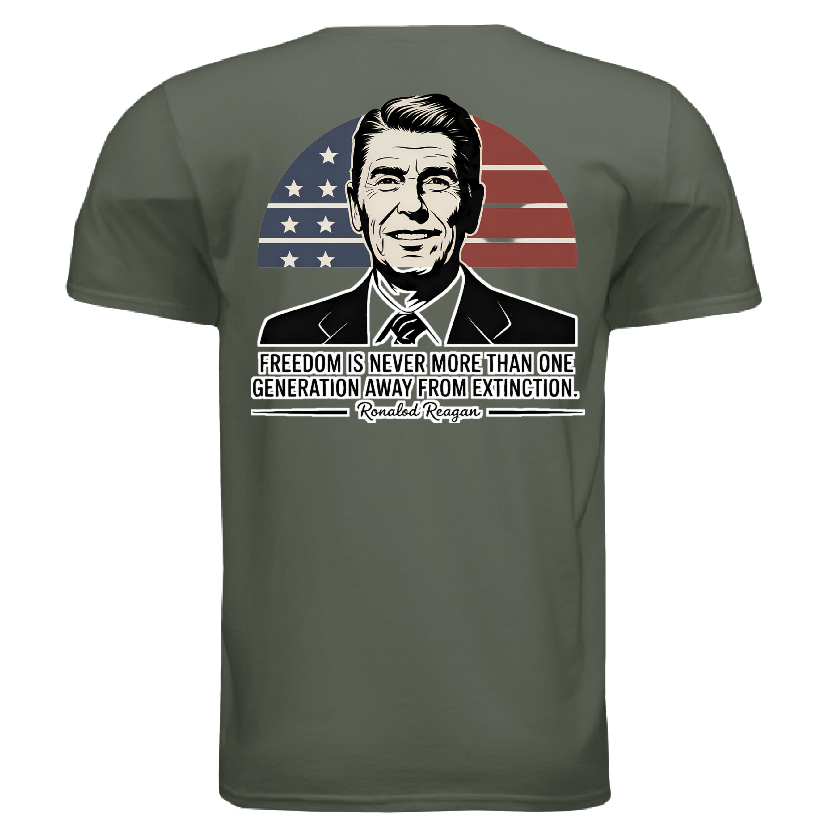 MILITARY GREEN - BACK