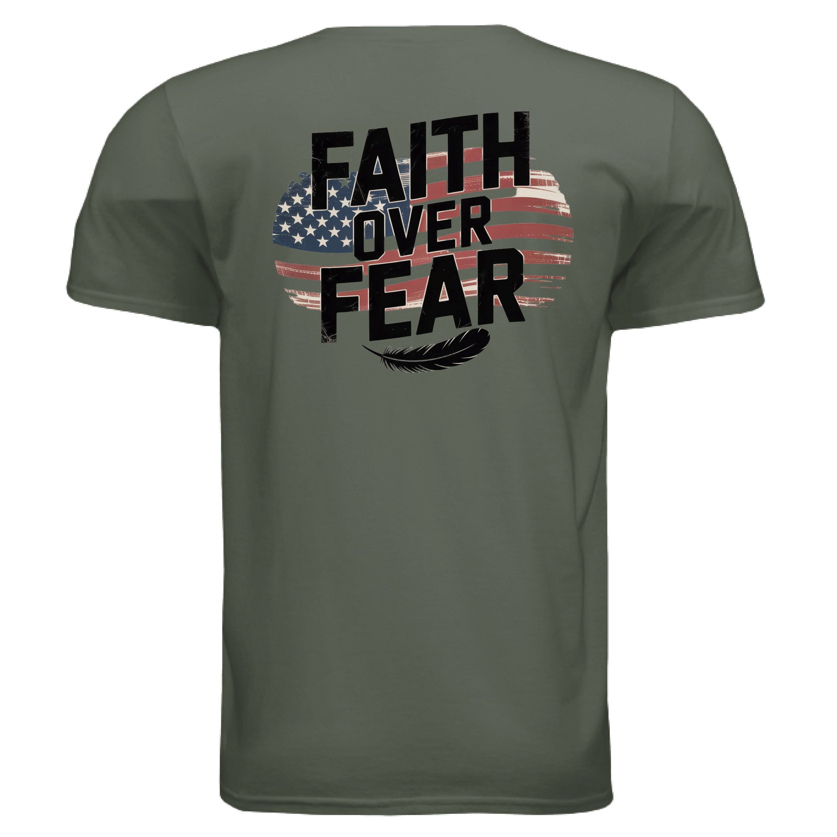 MILITARY GREEN - BACK