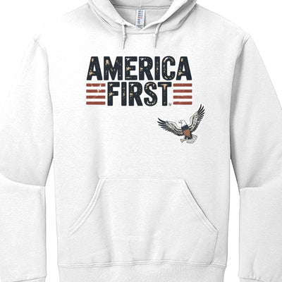 Stand with Charlie Hoodie - Premium NuBlend Fleece | Sustainable Patriotic Support Apparel - HoodieMy Store