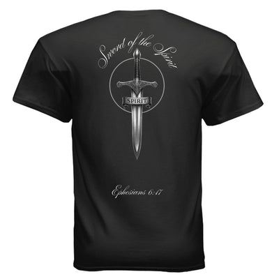 Sword of the Spirit Men's T-Shirt - Armor of God Christian Apparel | Ephesians 6:17 - T-ShirtAmerica First