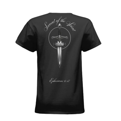 Sword of the Spirit Women's T-Shirt - Armor of God Christian Apparel for Women - T-ShirtAmerica First