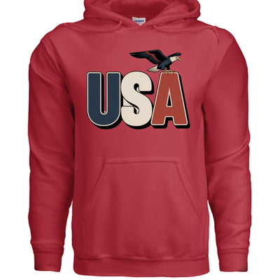 USA Hoodie - Premium Patriotic Hoodie with American Pride - America First