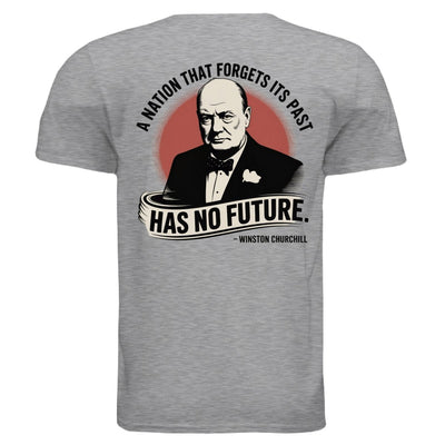 Winston Churchill T-Shirt - Historical Leadership Patriotic Apparel | Soft Cotton Tee - My Store